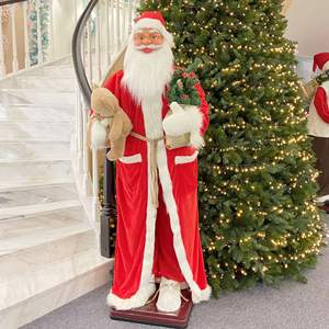 Babbo Natale Elettrico da 180 cm con Musica, Babbo Natale Danzante per Decorazioni Natalizie - Product Image 2