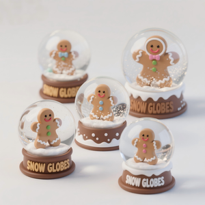 Globe à neige sur le thème de l'argent avec signe de dollar - Globe à neige en résine peint à la main en 3D, décoration de richesse personnalisée pour le bureau et cadeau de <span class=keywords><strong>motivation</strong></span> - Product Image 5