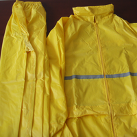 Tissu imperméable 100% polyester nylon 190t enduit de PVC pour imperméable/tente