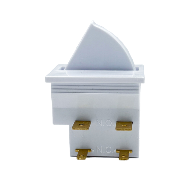6A 125V 4 Pin Momentary NC (OFF)-ON Refrigerator Door Rocker Switch for Home Appliance&Express Cabinet