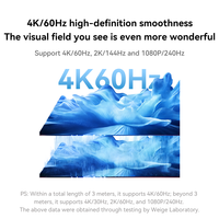Adaptateur coupleur HDMI Veggieg AF-AF 4K 8K 2.1V 60Hz Femelle-Femelle