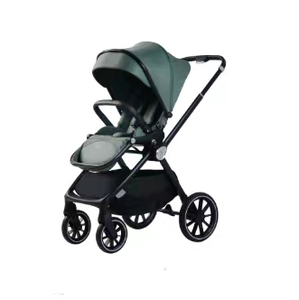 Vente en gros de poussette bébé pliable compacte 3 en 1 portable personnalisée avec plateau repas et siège auto - Product Image 6