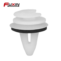 100x Clips de fixation pour garniture de panneau de porte et accessoires intérieurs de voiture pour BMW E36 E39 E46 M3, clips en plastique blanc avec joint d'étanchéité