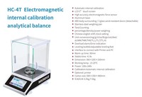 Balance analytique de laboratoire électronique à écran tactile 0.1mg 0.0001g 220g avec étalonnage interne