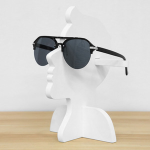 Lunettes de soleil Conchen pour hommes, monture métallique à double pont, protection UV400, style demi-cerclé noir, idéales pour la conduite et la mode - Product Image 3