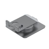 Support de téléphone portable rotatif à 360 degrés, support de téléphone en métal imperméable, support de téléphone en alliage rotatif, support de téléphone de bureau