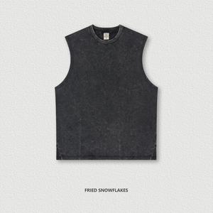 Chaleco de Algodón sin Mangas, Estilo Americano Vintage, para Hombre Joven, Formal, Ecológico, de Secado Rápido - Product Image 4