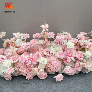 ซุ้มดอกไม้สีชมพู ดีไซน์ใหม่ สวยงาม สำหรับตกแต่งทางเข้างานแต่งงาน - Product Image 4