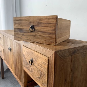 Rắn gỗ ăn uống bên lưu trữ tủ với ngăn kéo lưu trữ lối vào Tủ gương ngực của ngăn kéo cho phòng khách - Product Image 6