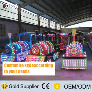 Торговый центр, Классический Поезд без трека, туристический Электропоезд, аттракцион, поезд без трека с батареей - Product Image 4