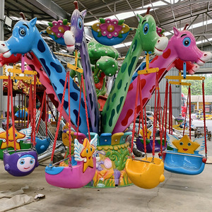 <span class=keywords><strong>Silla</strong></span> Voladora con Forma de Jirafa para Niños y Adultos, Atracción de Parque de Diversiones al Aire Libre, Precio Económico de Fábrica en China - Product Image 6