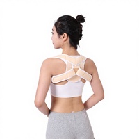 Attelle de correction de posture pour épaule en tissu souple et respirant, réglable en forme de 8, pour hommes et femmes, pour la fixation des fractures de la clavicule