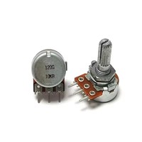 ALPS RK16 Single Linked Type WTH148 Potentiomètre 3 broches B10K B50K B100K 103 503 104 Longueur de la poignée 20mm Résistance réglable