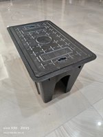 Nouvelle boîte de protection pour compteur d'eau en polymère composite Zhaocheng 550*350*350mm 5.1kg, étanche, pour fosse souterraine extérieure