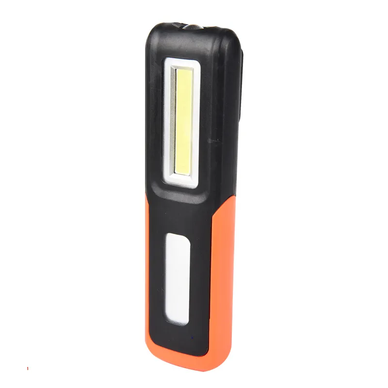 USB Rechargeable Portable COB LED Magnetic Work Light With Hook For Workshop Garage