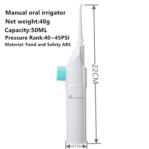 Herramienta de Limpieza Bucal Portátil de Plástico para el Hogar, Irrigador Oral, Hilo Dental de <span class=keywords><strong>Agua</strong></span> a Presión Manual - Product Image 2