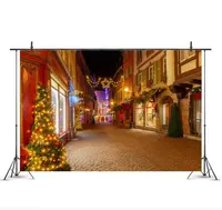 Fondo con tema De Chimenea de Navidad, tela duradera suave de 7x5 pies, para fotografía, calcetín de árbol, regalo, decoraciones para suministros de fiesta de navidad