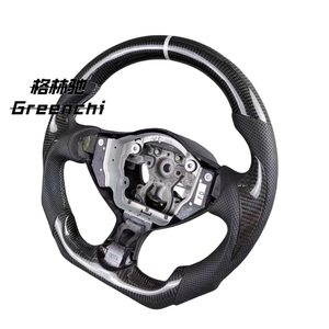 Volant en cuir en fibre de carbone pour <span class=keywords><strong>Infiniti</strong></span> Q50/Q50L/Q60/<span class=keywords><strong>Q30</strong></span>/G35/G37/FX35/QX70/M37/QX80/ESQ/EX/JX/<span class=keywords><strong>Nissan</strong></span> 350Z/370Z - Product Image 5