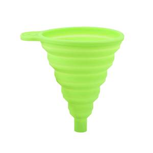 Food Grade Sustainable Water Bottle Oil <b>Liquid</b> Transfer Use Utensil <b>Silicone</b> Collapsible Funnel - Product Image 6