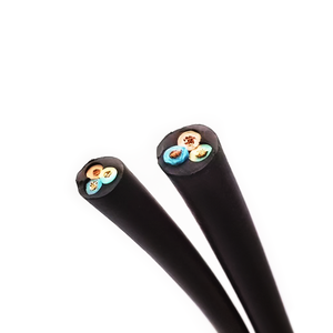 Gaine noire 300/500V 450/750V 3 Core 3G1.5 3G2.5 <span class=keywords><strong>3G4</strong></span> câble électrique multi-noyaux isolé en caoutchouc Flexible pour usage industriel - Product Image 2