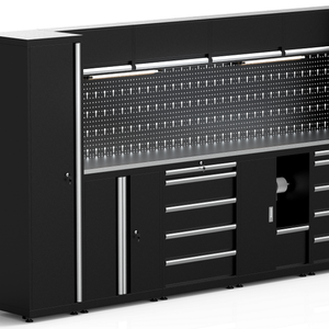 workshop garage modular combined tool cabinet tool chest work bench work station with rolling tool box