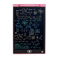 Tableau de dessin électronique LCD pour enfants de 10 pouces, blocs-notes magnétiques autocollants, écran couleur, tableau d'écriture manuscrite, batterie