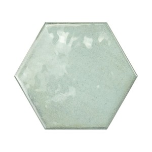 Piastrella Esagonale Fez Acquamarina 13 x 15 Cm Finitura Lucida Bordi Irregolari - Product Image 5