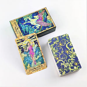 Cartes <span class=keywords><strong>Oracle</strong></span> True Black Romance Angel personnalisées Divinatoires occultes Cartes de tarot foncé en papier - Product Image 1