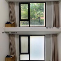 PDLC Smart Building Glass Switch able Privacy Dekorative Fenster folie für Heim & Büro für Wohnzimmer Küche Heimgebrauch