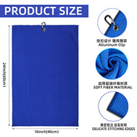 Serviettes de golf en microfibre gaufrée avec logo personnalisé, aimant de la plus haute résistance, impression par sublimation et clip magnétique