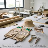 Ensemble de costumes de jeu de rôle Explorateur de la nature EDUsense 7 pièces pour enfants avec kit de capture d'insectes, jouet sensoriel STEM pour la chasse aux insectes en plein air