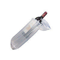 Emballage protecteur de bouteille de vin: enveloppes de coussin de bulle de colonne d'air en plastique gonflable