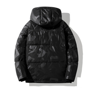 Doudoune Courte Homme Hiver 2025 avec Capuche, en Duvet de Canard Blanc, Chaude, Décontractée, pour Usage Quotidien, Coupe-Vent, Fermeture Éclair - Product Image 4