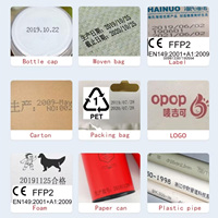 Imprimante jet d'encre portable Yaomatec 12,7 mm 1790 QR pour codes-barres, images, logos et dates de lot, idéale pour les gobelets en papier