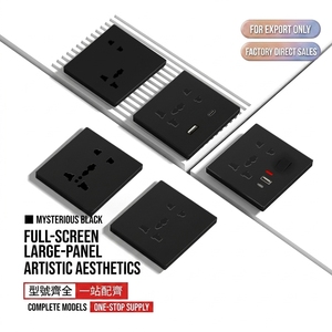 Prises murales universelles durables avec prise standard britannique, panneau PC blanc, interrupteurs et prises murales universels 86 - Product Image 4