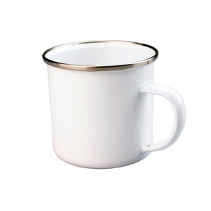Taza de Esmalte Vintage, Lista para Sublimación, Impresión Personalizada, Cerámica, Porcelana Blanca - Product Image 2
