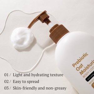Beurre corporel hydratant léger non gras à base de <span class=keywords><strong>lait</strong></span> de chèvre et d'avoine probiotique, enrichi en beurre de karité et en cacao, <span class=keywords><strong>pour</strong></span> peaux sèches, femmes - Product Image 2