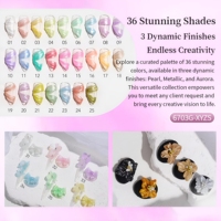 Gel de modelage non collant pour sculpture, vernis à ongles gel solide nacré, scintillant, métallique, pour la création de fleurs 3D, colle pour nail art, vente en gros
