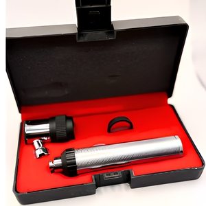 Dermatoscope 10X en acier inoxydable avec poignée moletée, lentille en verre optique, lumière LED, instruments chirurgicaux personnalisés, fournisseur en gros - Product Image 2