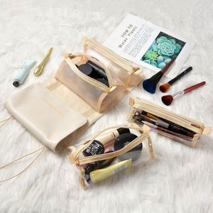 Factory Direct Detachable Makeup Bag Women'S Portable Large Capacity Foldable Travel <b>Toiletry</b> Bag Brush <b>Storage</b> Bag - Product Image 5