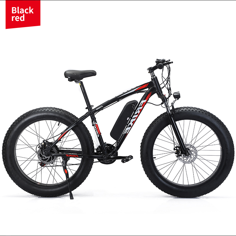 Vélo électrique Frike Fat Tire 26" – 250W Moteur – Batterie 36V – Rouge/blanc – Tout Terrain – Neuf