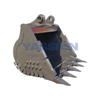 Bucket Excavator YASSIAN PC200, Aksesoris Bucket Batu, Material Q345B