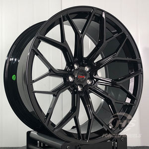 M340i M2 M3 G80用スポーツレーシングカー鍛造マルチスポークホイール光沢黒乗用車ホイール - Product Image 1