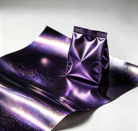 Poudre de pigment de revêtement à effet spécial GUANZUN, aluminium violet holographique, taille des particules de 5 à 100 microns, pour emballages de luxe