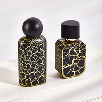 Botol Parfum Isi Ulang Kapasitas Besar 50 75 100ml Desain Mewah Kaca dengan Pompa Semprot, Tren Terbaru