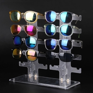 Lunettes de soleil en <span class=keywords><strong>porte</strong></span>-lunettes, à deux rangées, support de 10 paires, présentoir Transparent - Product Image 2