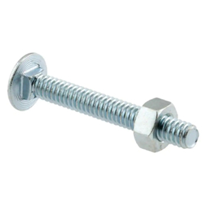 Boulon de chariot à haute résistance zingué à cou carré à tête champignon DIN603 - Product Image 2