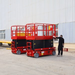 Plataforma Elevadora de Tijera Hidráulica Eléctrica de 16 m, Estructura de Acero Estable, Plataforma de Trabajo Aérea Móvil Segura, Precio de Fábrica al por Mayor, CE ISO - Product Image 3