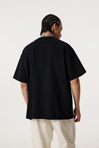 T-shirt unisexe de haute qualité 100% coton 180 grammes, impression numérique personnalisée du logo de la marque, t-shirt en coton ample pour homme - Product Image 2