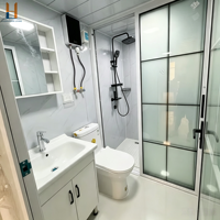 Vente en gros de maisons conteneurs préfabriquées extensibles de 20, 30 et 40 pieds, à structure en acier, pour logement, bureau et bâtiment mobile préfabriqué